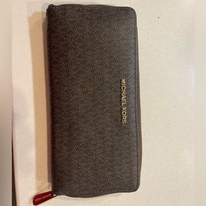 Michael Kors long zip wallet